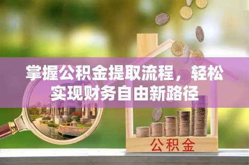 光泽掌握公积金提取流程，轻松实现财务自由新路径